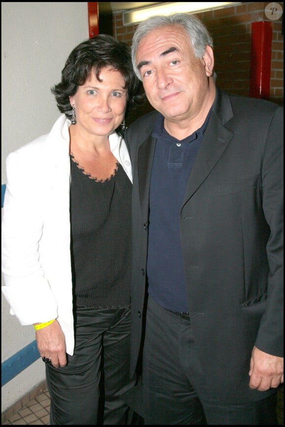 Exclusif- Anne Sinclair et Dominique Strauss Kahn à Bercy, à Paris, en 2007.