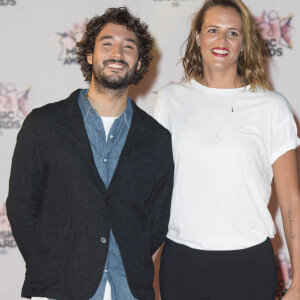 Laure Manaudou et son compagnon Jérémy Frérot - Arrivées à la 17ème cérémonie des NRJ Music Awards 2015 au Palais des Festivals à Cannes, le 7 novembre 2015.