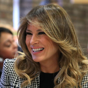 Melania Trump visite le centre de l'Armée du Salut Clapton à Londres, le 4 décembre 2019.