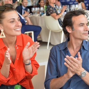 Anthony Delon et la comédienne Sveva Alviti lors du Longines Paris Eiffel Jumping au Champ de Mars à Paris, le 7 juillet 2019 © Veeren Ramsamy/Bestimage