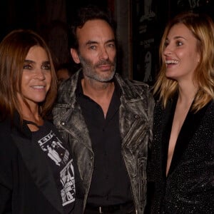 Anthony Delon, Sveva Alviti et Carine Roitfeld lors de la soirée CR x Redemption organisée à l'hôtel Crillon à Paris le 28 février 2020.