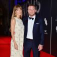 Guy Ritchie et sa femme Jacqui Ainsley au Dîner de gala BFI Luminous à Londres le 6 octobre 2015