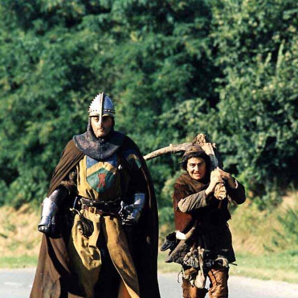 Jean Reno et Christian Clavier dans le film "Les Visiteurs" en 1993.