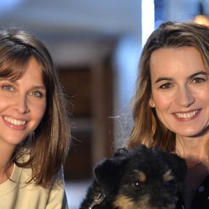 Exclusif - Ophélie Meunier lors de l'enregistrement de l'émission "Animaux Stars", présentée par B.Montiel, et diffusée le 2 mai sur la chaîne Animaux. Le 14 janvier 2020 © Veeren / Bestimage