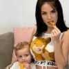 Manon Marsault et son fils Tiago, le 18 avril 2020