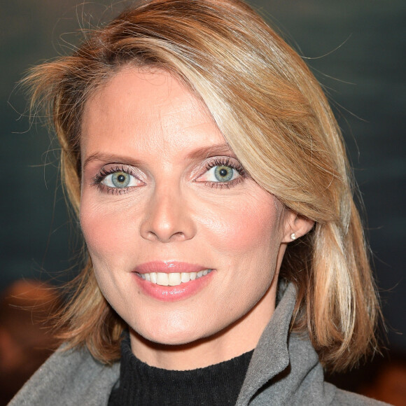 Exclusif - Sylvie Tellier - People au défilé de mode Haute Couture Printemps-Eté 2020 "Ziad Nakad" à l'hôtel Intercontinental Paris Le Grand à Paris, le 22 janvier 2020. © Pierre Perusseau/Bestimage