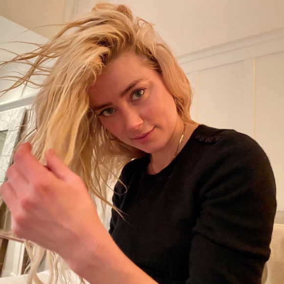 Amber Heard. Avril 2020.