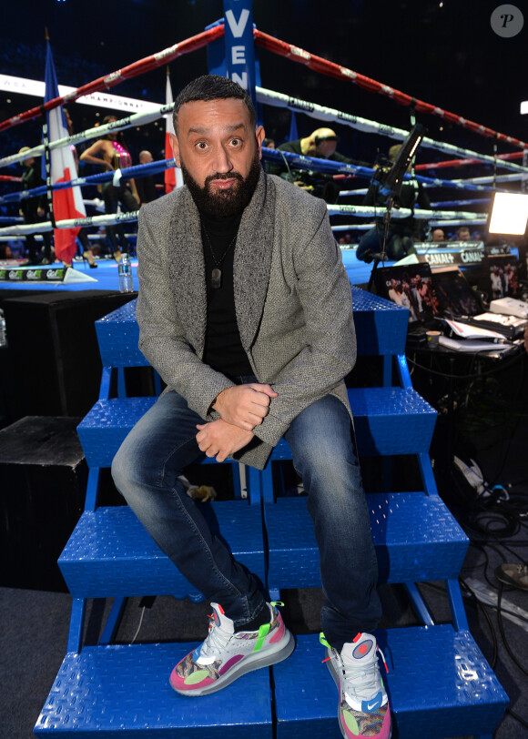 Cyril Hanouna lors du gala de boxe Univent à l'AccorHotels Arena de Paris pour le championnat du monde WBA le 15 novembre 2019. © Veeren / Bestimage