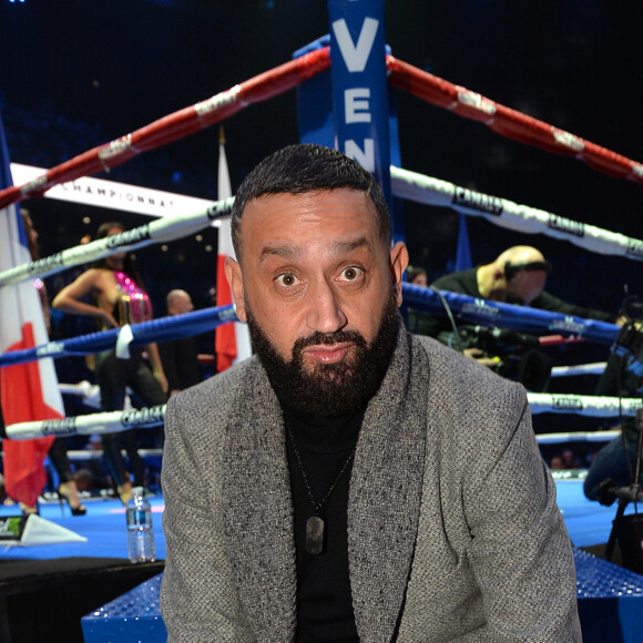 Cyril Hanouna lors du gala de boxe Univent à l'AccorHotels Arena de Paris pour le championnat du monde WBA le 15 novembre 2019. © Veeren / Bestimage