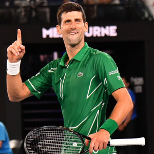 Novak Djokovic - Serbie lors de l'open d'Australie 2020 à Melbourne le 30 janvier 2020. © Chryslène Caillaud / Panoramic / Bestimage