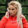 Exclusif - Katie Price (Jordan) suit un stage d'apprentissage d'auto-défense, suite au braquage qu'elle a subi en Afrique du Sud en mars dernier. Le 31 juillet 2019.