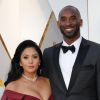 Kobe Bryant (Oscar meilleur court métrage animé avec "Dear Basketball") et sa femme Vanessa - Press room de la 90ème cérémonie des Oscars 2018 au théâtre Dolby à Los Angeles, Californie, Etats-Unis, le 4 mars 2018 -