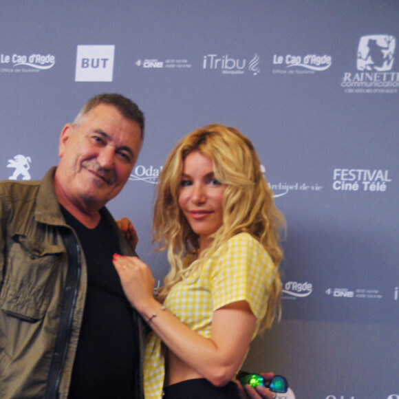 Lola Marois-Bigard et son mari Jean-Marie Bigard - People lors du 15ème Festival "Les Hérault du Cinéma et de la Télé" au Cap d'Agde. Le 19 juin 2018 © Robert Fages / Bestimage