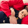 Karim Benzema avec son fils Ibrahim sur Instagram.