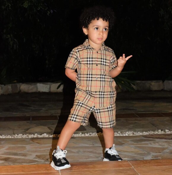 Karim Benzema a publié une photo de son fils Ibrahim sur Insstagram le 14 mai, à l'occasion de ses 3 ans.