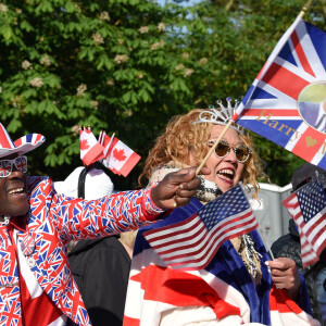 Atmosphère le jour du mariage du prince Harry et de Meghan Markle à Windsor, le 19 mai 2018.