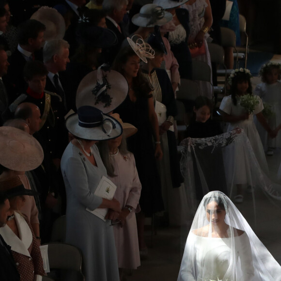 Meghan Markle, duchesse de Sussex - Cérémonie de mariage du prince Harry et de Meghan Markle en la chapelle Saint-George au château de Windsor, Royaume Uni, le 19 mai 2018.