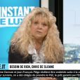 Sloane, invitée dans l'émission "L'instant De Luxe" sur Non Stop People. Le 15 mai 2020.