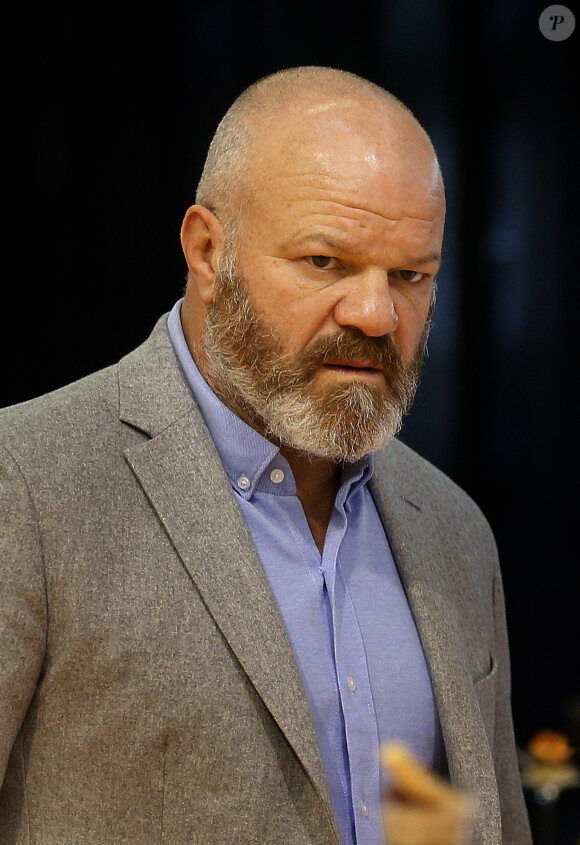 Exclusif - Le chef Philippe Etchebest fait le tour du salon "Exp'Hotel" à Bordeaux le 20 novembre 2017. © Patrick Bernard/ Bestimage