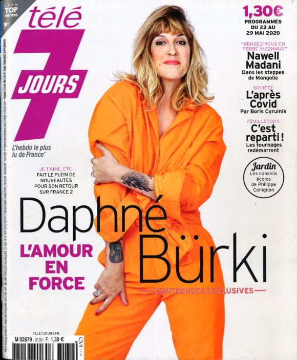 Daphné Bürki en couverture du nouveau numéro de "Télé 7 jours" paru lundi 18 mai 2020