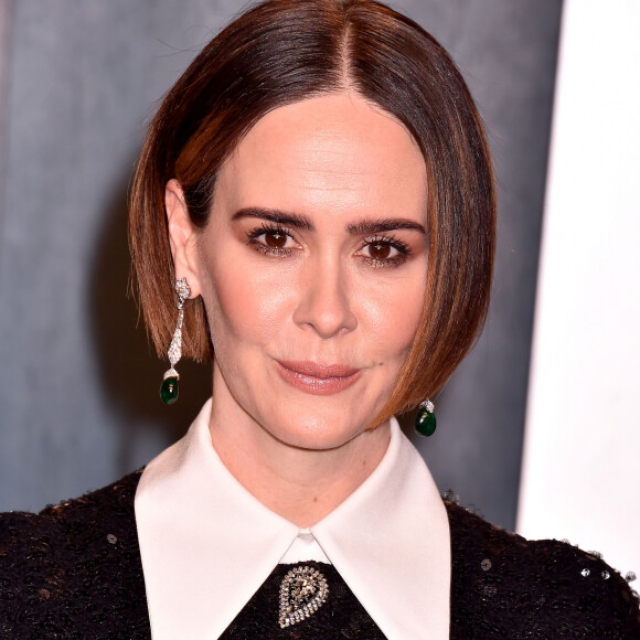 Sarah Paulson - People à la soirée "Vanity Fair Oscar Party" après la 92e cérémonie des Oscars 2020 au Wallis Annenberg Center for the Performing Arts à Los Angeles, le 9 février 2020.