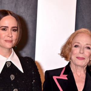 Sarah Paulson, sa compagne Holland Taylor - People à la soirée "Vanity Fair Oscar Party" après la 92e cérémonie des Oscars 2020 au Wallis Annenberg Center for the Performing Arts à Los Angeles, le 9 février 2020.
