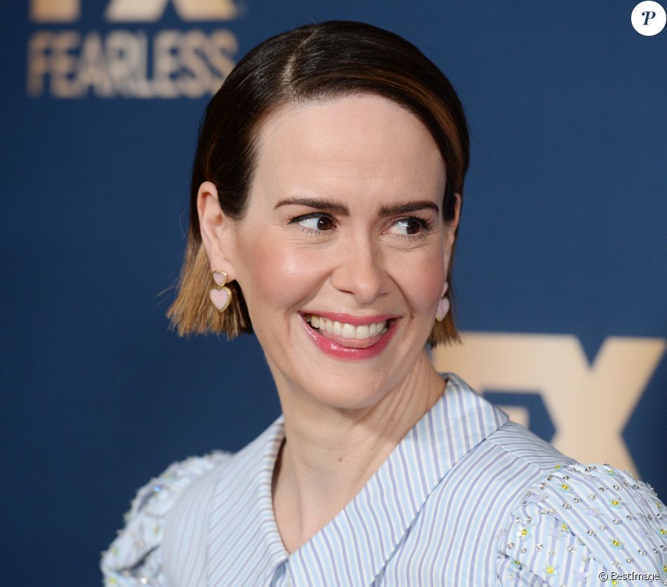 Sarah Paulson au photocall du FX Networks - Star Walk Winter Press Tour