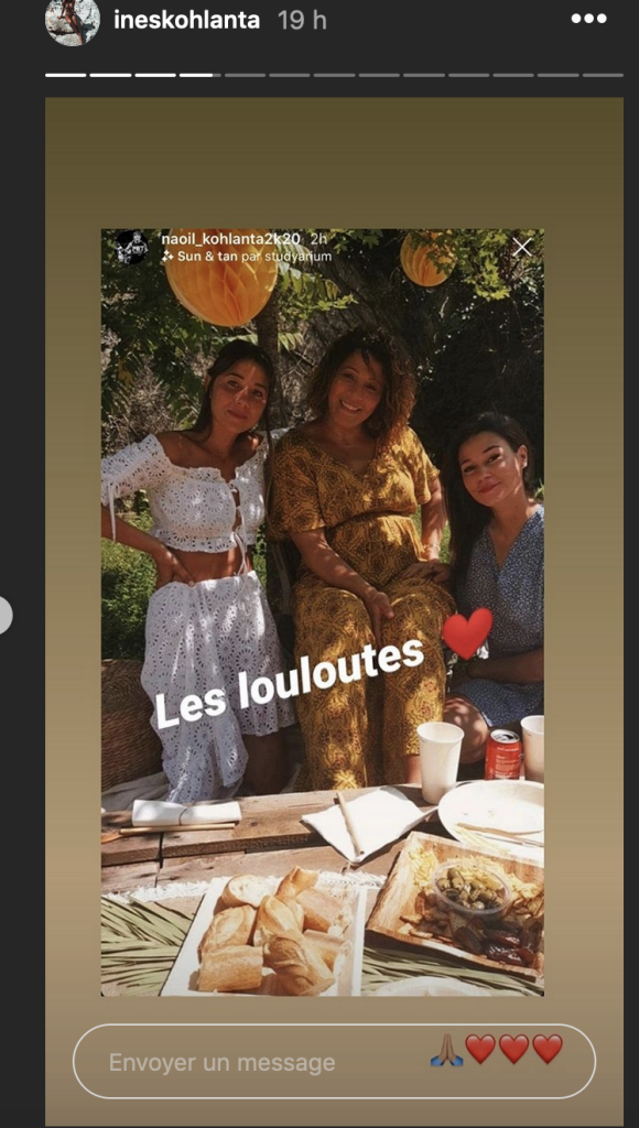 Inès, Naoil et Charlotte de "Koh-Lanta" se retrouvent jeudi 21 mai 2020 pour l'anniversaire de Charlotte - Instagram
