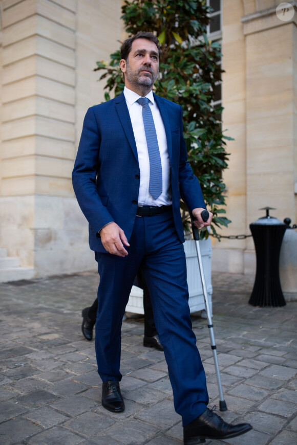 Christophe Castaner, ministre de l'Intérieur, lors de la réunion sur la crise sanitaire de l'épidémie du coronavirus (covid-19) à l'hôtel Matignon à Paris, le 20 mai 2020. © Raphael Lafargue/Pool/Bestimage
