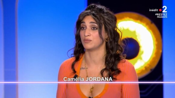 Camélia Jordana dans "On n'est pas couché", sur France 2, le 23 mai 2020.