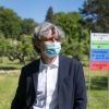 Exclusif - Philippe Vasseur - Reprise du tournage de la série "Les Mystères de l'amour" à Cergy-Pontoise (Val d'Oise) après 2 mois d'arrêt dû au confinement en pleine épidémie de Coronavirus Covid-19 le 14 mai 2020.