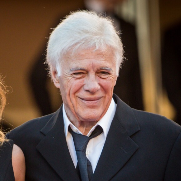 Guy Bedos et sa fille Victoria - Montée des marches du film "Julieta" lors du 69e Festival International du Film de Cannes. Le 17 mai 2016. © Olivier Borde-Cyril Moreau/Bestimage