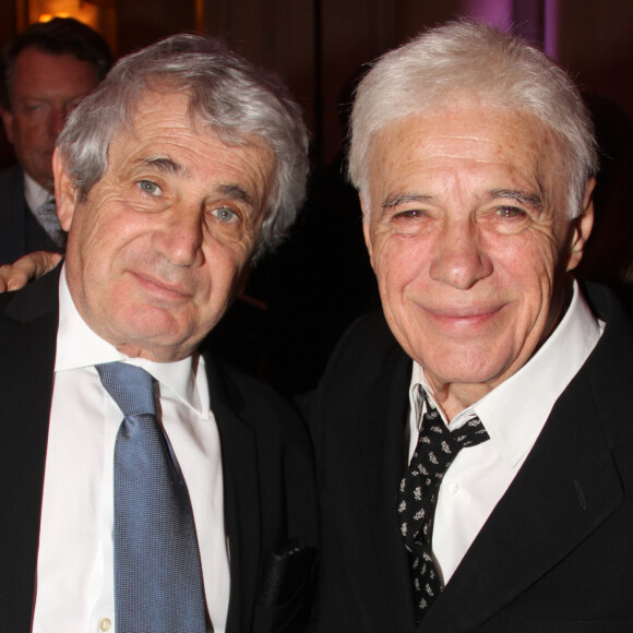Michel Boujenah, Guy Bedos - Dîner de gala de la première édition des prix "les Stéthos d'Or" en faveur de la Fondation pour la recherche en physiologie dont le docteur Frédéric Saldmann est le directeur scientifique à l'hôtel George V à Paris le 13 mars 2017. © Philippe Baldini/Bestimage