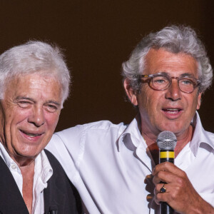 Exclusif - Guy Bedos et Michel Boujenah au 30 ème Festival de Ramatuelle le 6 août 2014. © Cyril Bruneau/Festival de Ramatuelle/Bestimage06/08/2014 - Ramatuelle