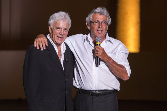 Exclusif - Guy Bedos et Michel Boujenah au 30 ème Festival de Ramatuelle le 6 août 2014. © Cyril Bruneau/Festival de Ramatuelle/Bestimage06/08/2014 - Ramatuelle