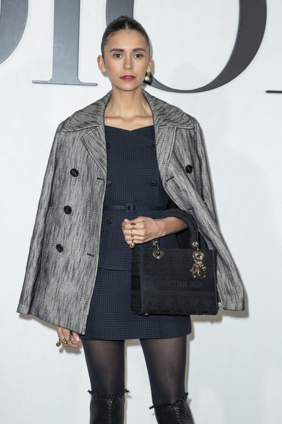 Nina Dobrev au photocall du défilé de mode prêt-à-porter automne-hiver 2020/2021 "Dior" à Paris le 25 février 2020. © Olivier Borde / Bestimage