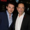 Exclusif - Jean-Luc Romero-Michel et son mari Christophe Michel - Célébrités lors du photocall du concert de Grégory Bakian au Palace à Paris, France, le 18 décembre 2017. © Philippe Baldini/Bestimage