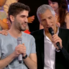 Kevin éliminé de "N'oubliez pas les paroles" le 22 juillet 2018 sur France 2. Ici avec Nagui.