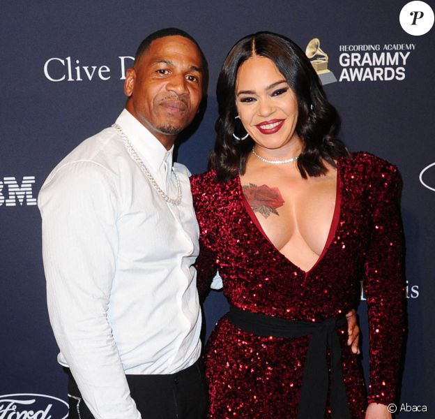 Faith Evans et Stevie J au gala de la Clive Davis Foundation à Los Angeles. Le 24 janvier 2020.