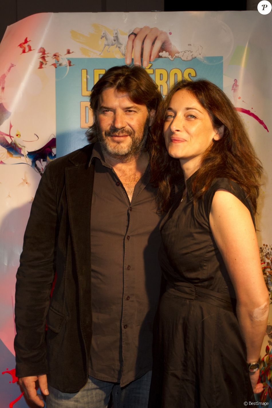 Franck Buchter et Delphine Serina au Festival de la Television de Beausoleil. Le 20 octobre 2012.