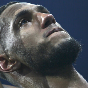 Le champion olympique 2016 Tony Yoka (France) lors de son combat contre l'Allemand Michael Wallisch à Nantes, France, le 28 septembre 2019. © Jean-Marc Mouchet/Panoramic/Bestimage