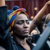 Aïssa Maïga - People à la manifestation de soutien à Adama Traoré devant le tribunal de Paris le 2 juin 2020. Environ 20.000 personnes ont participé mardi soir devant le tribunal de Paris à un rassemblement interdit, émaillé d'incidents, à l'appel du comité de soutien à la famille d'Adama Traoré, jeune homme noir de 24 ans mort en 2016 après son interpellation. © Cyril Moreau / Bestimage