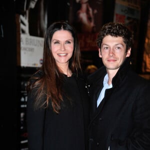 Alessandra Martines et son compagnon Cyril Descours - Concert de Carla Bruni à l'Olympia à Paris, le 11 mars 2014.