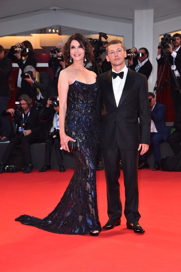 Alessandra Martines et son compagnon Cyril Descours - Première du film "Hungry Hearts" lors du 71ème festival international du film de Venise, la Mostra. Le 31 août 2014