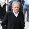 Michel Drucker - Hommage à Guy Bedos en l'église de Saint-Germain-des-Prés à Paris le 4 juin 2020.
