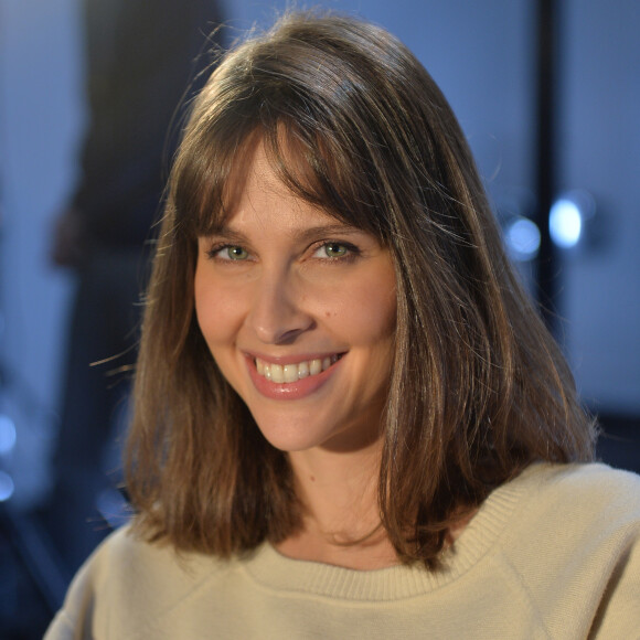 Exclusif - Ophélie Meunier lors de l'enregistrement de l'émission "Animaux Stars", présentée par B.Montiel, et diffusée le 2 mai sur la chaîne Animaux. Le 14 janvier 2020 © Veeren / Bestimage