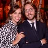 Exclusif - Ophélie Meunier et son mari Mathieu Vergne - Dîner de la Fondation ARC au Pavillon Cambon-Capucines à Paris, le 7 octobre 2019. © Rachid Bellak / Bestimage