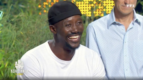 Moussa lors de la grande finale de "Koh-Lanta, l'île des héros" (TF1) vendredi 5 juin 2020.