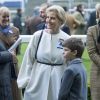 Le prince Edward, comte de Wessex assiste aux courses de Noël à Ascot avec sa femme la comtesse Sophie de wessex et leurs enfants Louise et James le 17 décembre 2016.