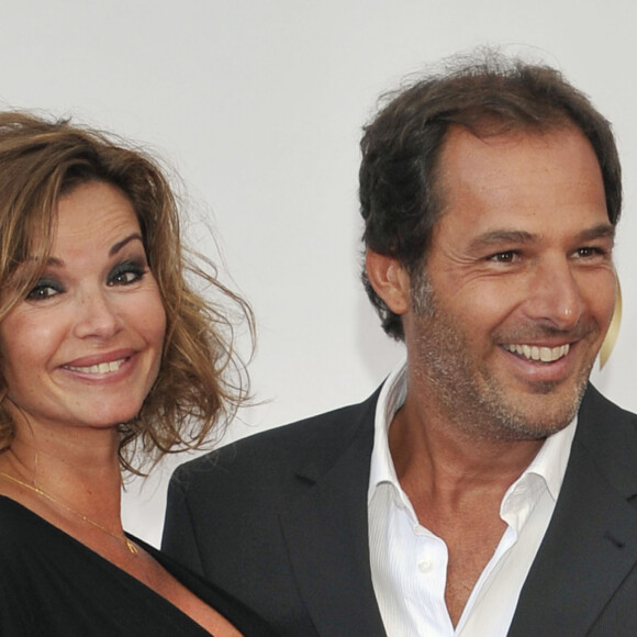 Ingrid Chauvin, enceinte et son mari Thierry Peythieu - Cérémonie d'ouverture du 53e festival de Monte Carlo au Forum Grimaldi à Monaco, le 9 juin 2013.